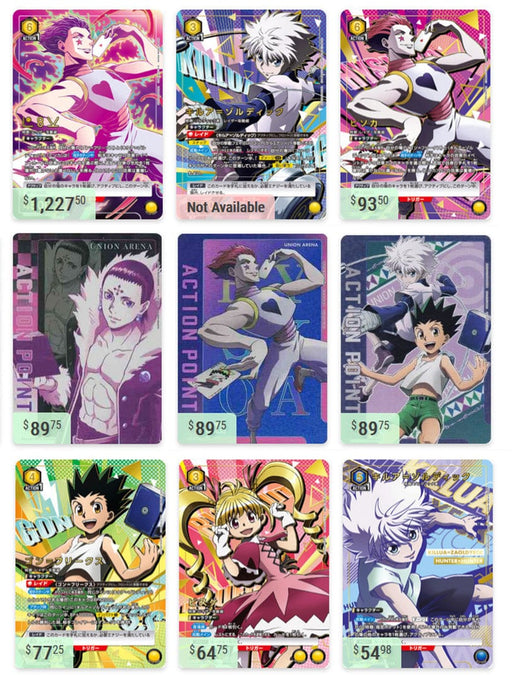POKEMILLON - La Tienda Pokémon Union Arena | Caja de 12 Sobre Hunter X Hunter Vol.2 Japonés 2024