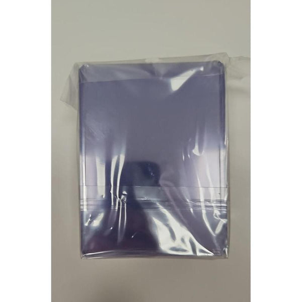 Pack de 25 toploaders transparentes Vanguard de 3x4 pulgadas para protección de cartas coleccionables.