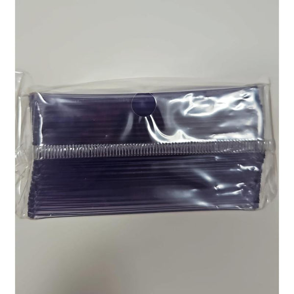 Pack de 25 toploaders transparentes Vanguard de 3x4 pulgadas para protección de cartas coleccionables.