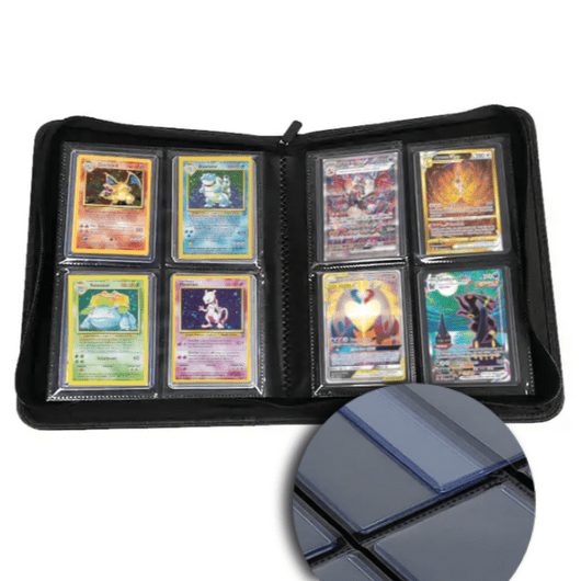 POKEMILLON 01 Álbum Toploaders 112 Bolsillos 4 por Página con Cremallera Color Negro - Ligeramente usado