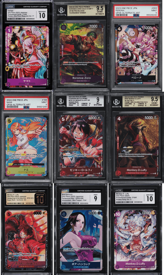 POKEMILLON Segunda Mano Mystery One Piece | Una carta gradeada de One Piece TCG - PSA, BGS, CGC