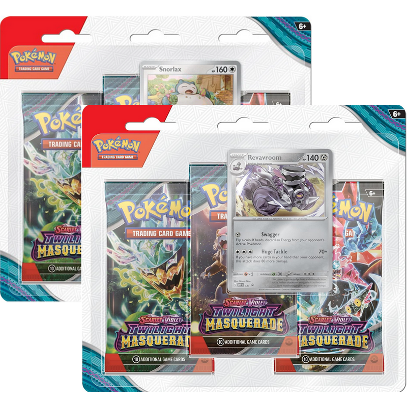 Blister 3 Sobre Mascarada Crepuscular | Twilight Masquerade Pokemillon 001