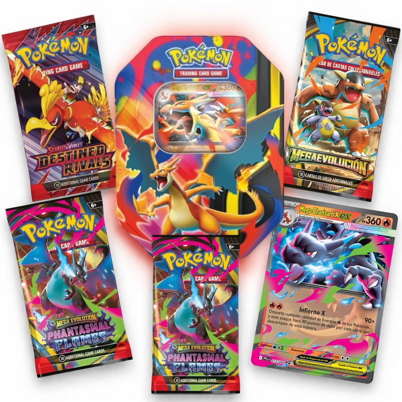 Lata Mega Charizard ex Y Pokemillon 002