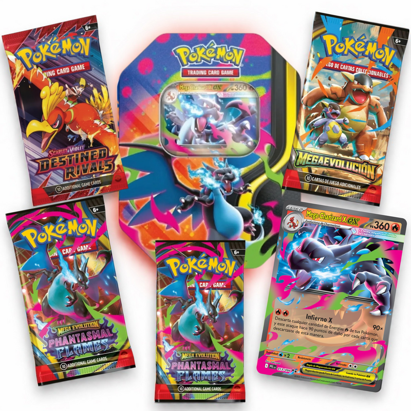 Lata Mega Charizard ex X Pokemillon 002