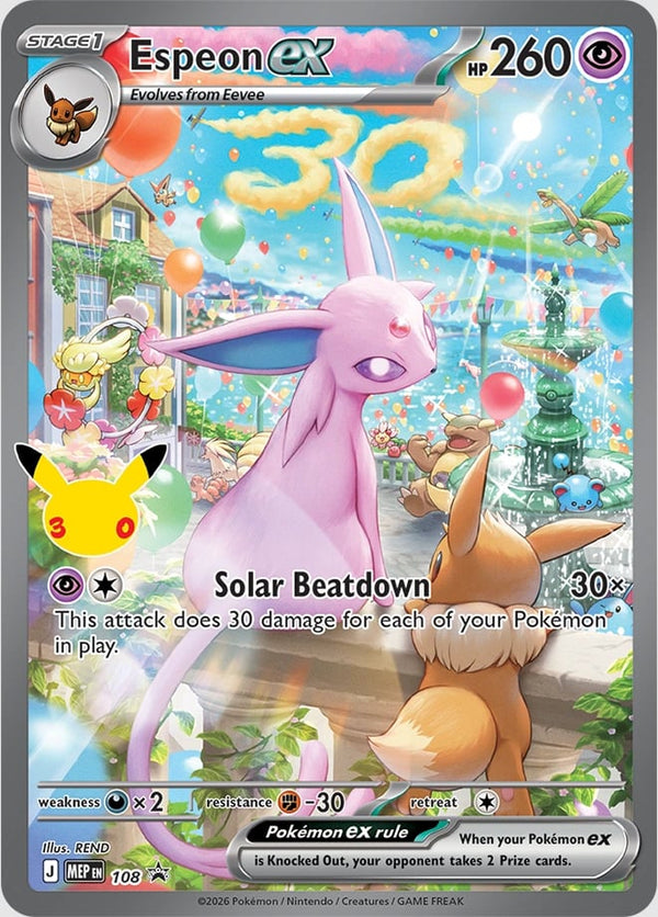 Ultra Premium Espeon Celebraciones 30 Aniversario | Celebrations 30th - Pokemillon - 02