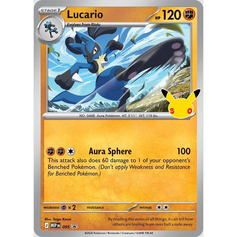 Blíster Lucario Tech Sticker Celebraciones 30 Aniversario | Celebrations 30th Pokemillon 002