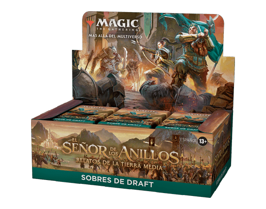 Magic x The Lord of The Rings | Caja Draft Booster Display 36 Sobres Tales of Middle-Earth Collector Inglés 2023