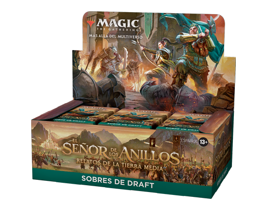 Magic x The Lord of The Rings | Caja Draft Booster Display 36 Sobres Tales of Middle-Earth Collector Inglés 2023