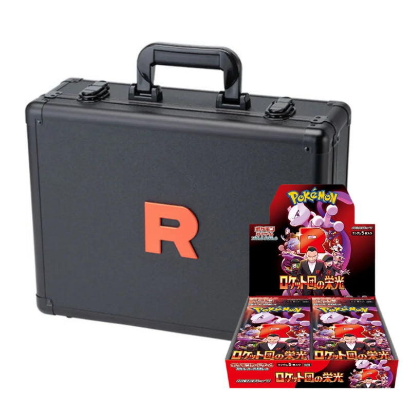 Maletín + Caja 30 Sobres Glory of the Rocket Team Pokemillon 001