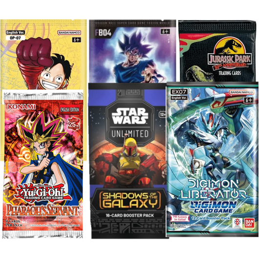 POKEMILLON TCG | Pack Infantil de 6 Sobres Aleatorios Variado de Juegos de Cartas Coleccionables TCG
