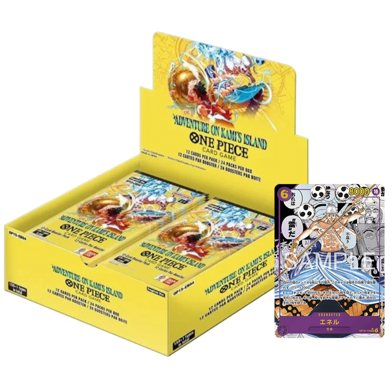 One Piece Caja 24 Sobres OP15 Adventure on KAMI’s Island Pokemillon 001
