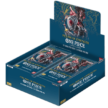 POKEMILLON One Piece | Caja 24 Sobres Pillars of Strength OP03 Inglés 2023