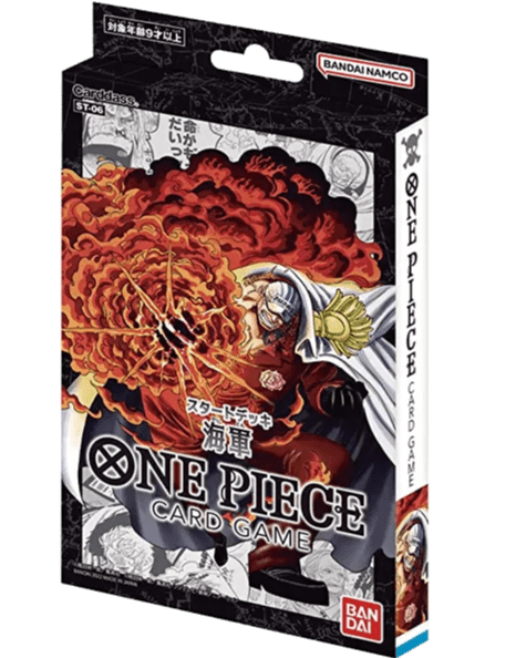 POKEMILLON One Piece | Mazo de Iniciación de Akainu Navy Marine ST-06 Inglés 2023