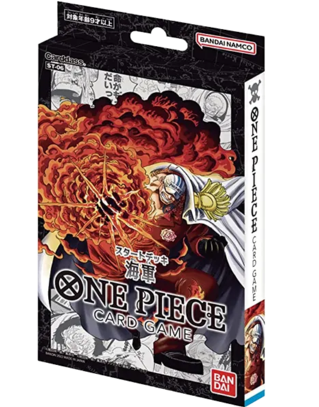 One Piece | Mazo de Iniciación de Akainu Navy Marine ST-06 Inglés 2023