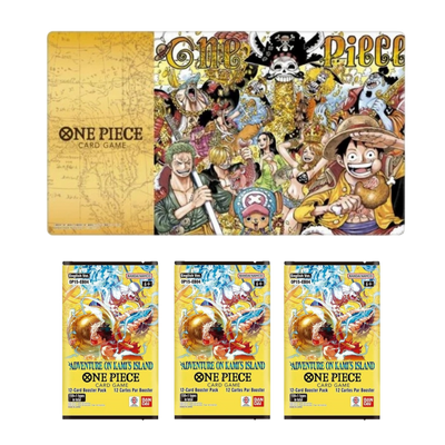 One Piece Playmat Limited Edition Vol.1 + 3 Sobres OP-15