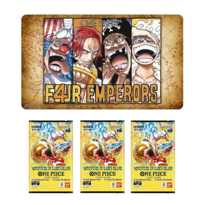 One Piece Playmat Limited Edition Vol.2 + 3 Sobres OP15