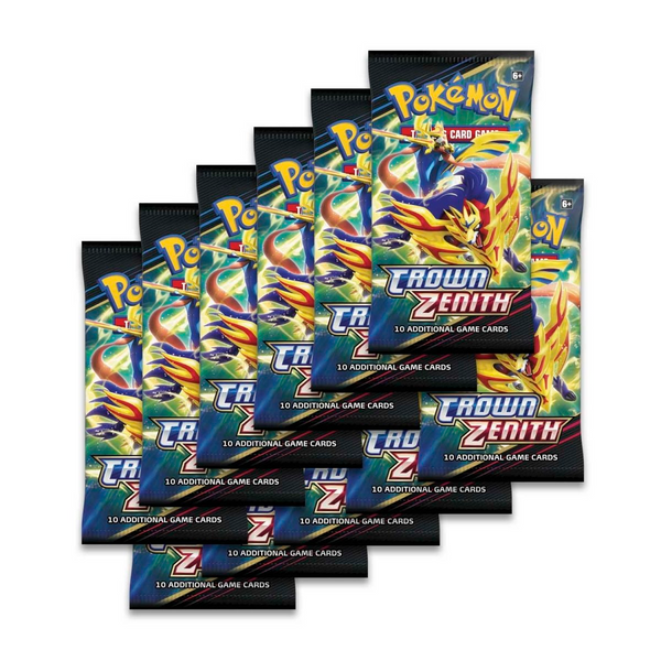 Caja Figura Shiny Zamazenta 11 Sobres Cenit Supremo Español segunda imagen