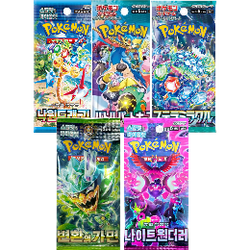 Pokémon | Pack Económico de 5 Sobres Aleatorios en Coreano – Pokémon TCG
