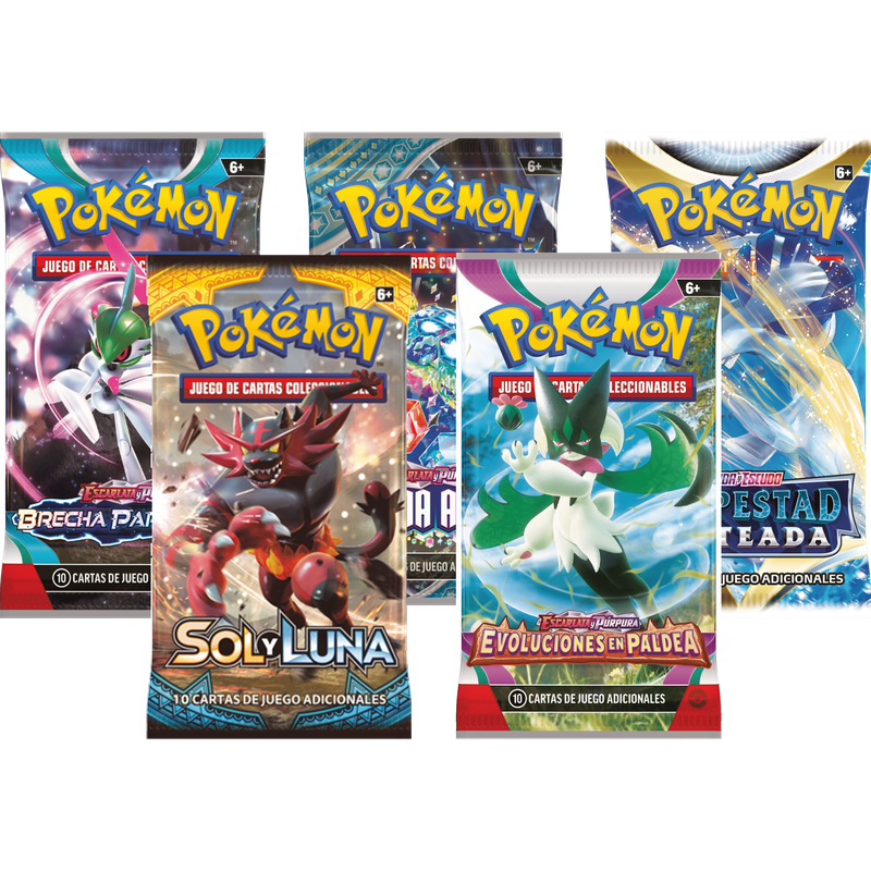 Pack 5 Sobres Pokémon TCG Pokemillon 003
