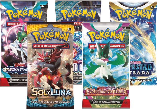 POKEMILLON Pokémon | Pack Infantil de 5 Sobres Aleatorios de Pokemon TCG Español