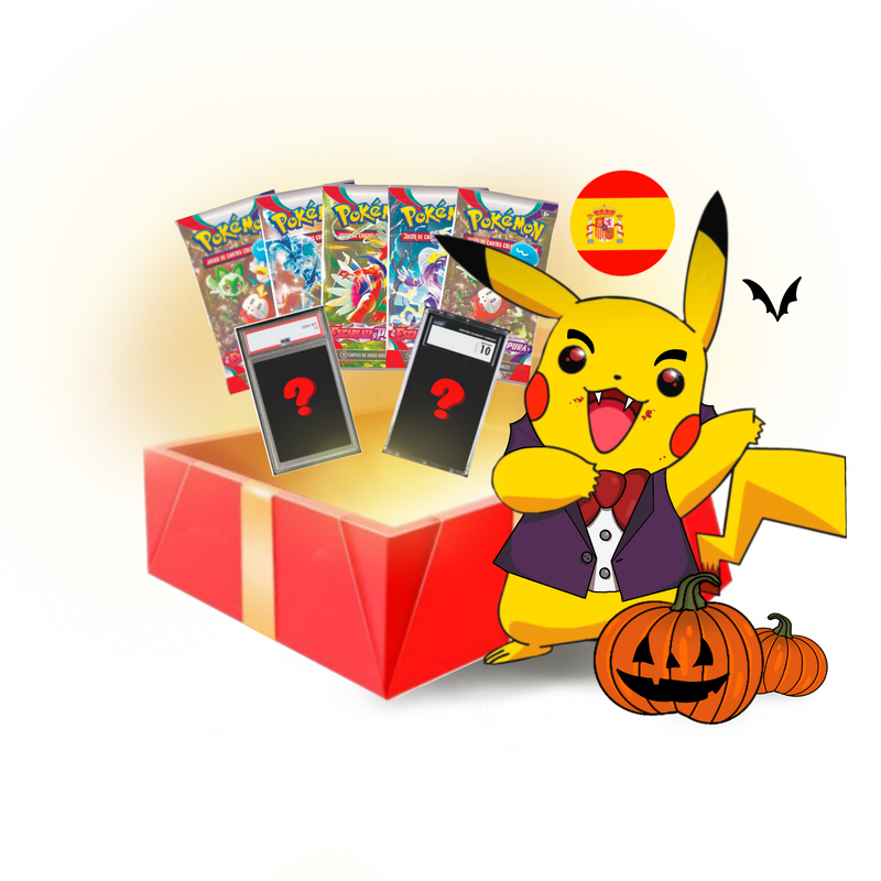 Caja Regalo Carta CGC 10 + 5 Sobres Pokémon TCG Pokemillon 020