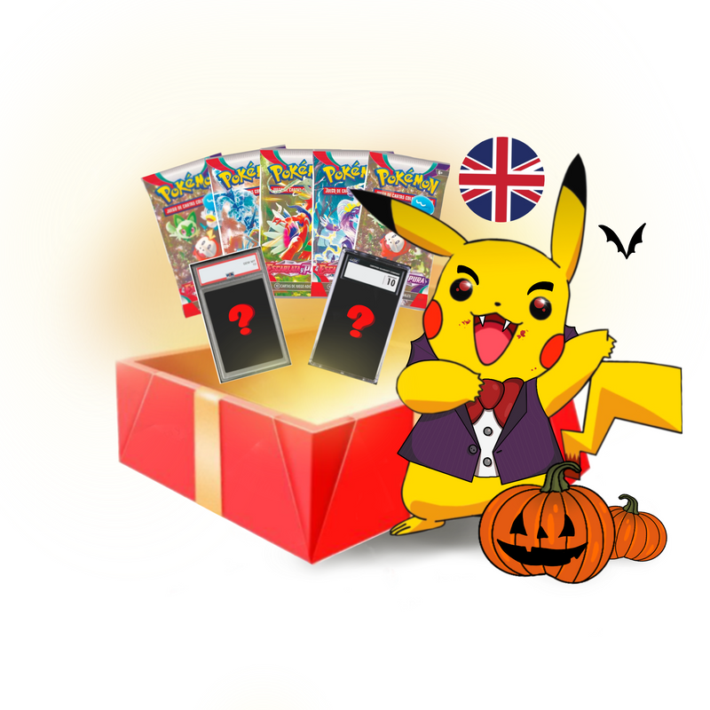 Caja Regalo Carta CGC 10 + 5 Sobres Pokémon TCG Pokemillon 021