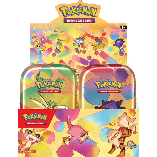 Pokémon | Caja de 10 Mini Latas 151 Pokémon Inglés 2023