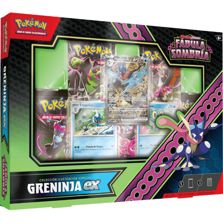 Caja Greninja ex Special Illustration Collection Fábula Sombría Español Pokemillon 001