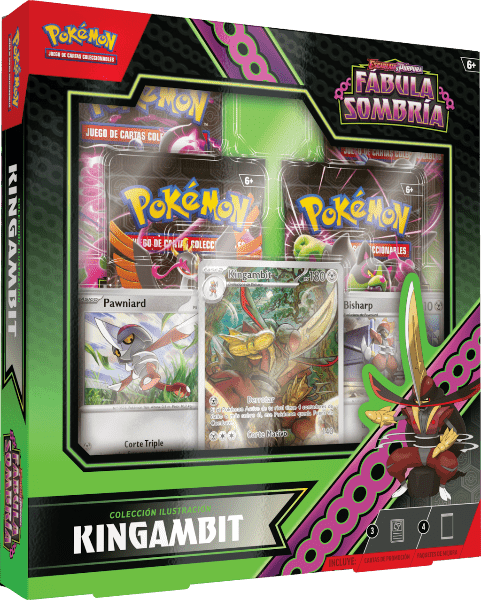 POKEMILLON Pokémon | Caja Kingambit Illustration Collection Fábula Sombría Español 2024