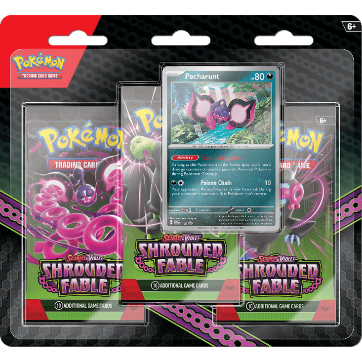 Blíster 3 Sobres Fábula Sombría | Shrouded Fable Pokemillon 001
