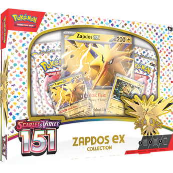 POKEMILLON Pokémon | Caja Zapdos ex 151 Pokémon Inglés 2023