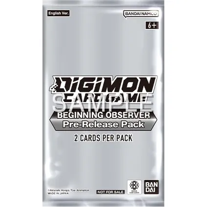 Digimon Sobre Beginning Observer Pre-Release Pack Pokemillon 001
