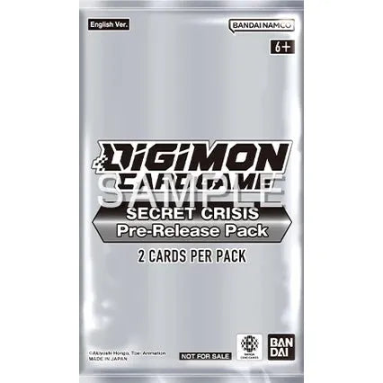 Digimon Sobre Secret Crisis Pre-Release Pack Pokemillon 001
