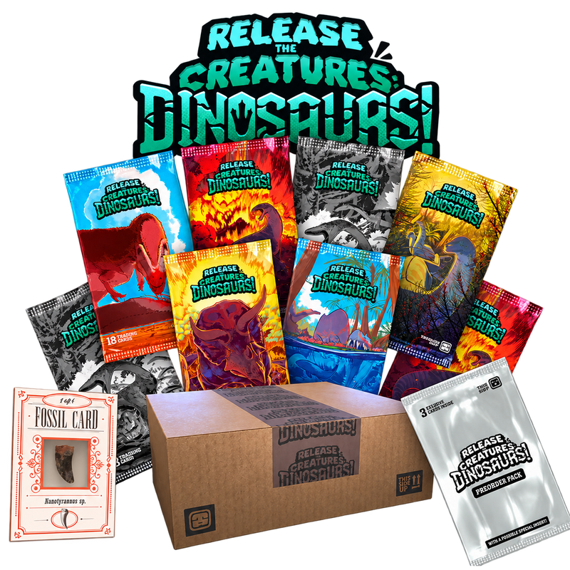 Release the Creatures: Dinosaurs! Booster Box 8 Sobres Pokemillon 001