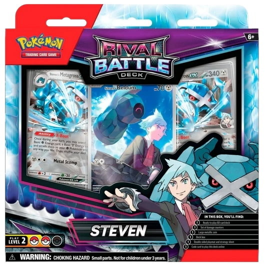 Rival Battle Deck Steven’s Metagross ex Pokemillon 001
