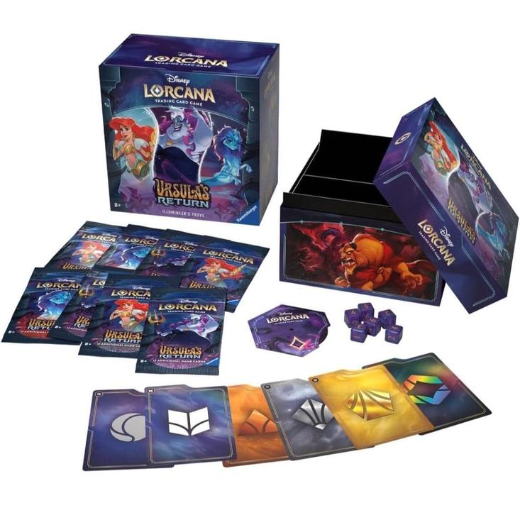 Disney | Caja Élite de 8 Sobres de Ursulas Return Illumineers (4URS) Inglés 2024 Pokemillon 002