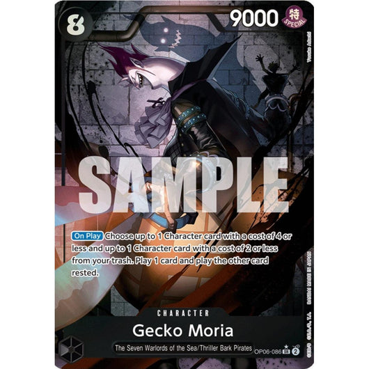 POKEMILLON Segunda Mano One Piece | Carta Arte Alternativo Gecko Moria (OP06-086) (V.2) Inglés 2024