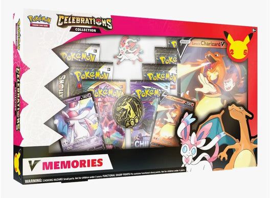 POKEMILLON Pokémon | Charizard & Sylveon V Memories Collection Celebrations Inglés 2021
