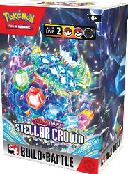 Pokémon | Build & Battle Stellar Crown Inglés (4 Sobres) 2024