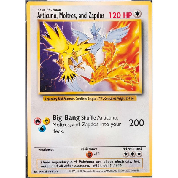 Articuno, Moltres, and Zapdos (PR) Jumbo Promos