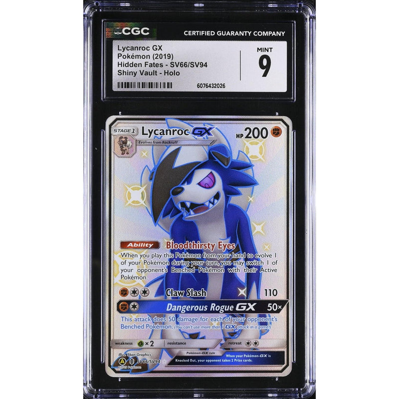 Lycanroc GX (HIF SV66) Hidden Fates Pokemillon 001