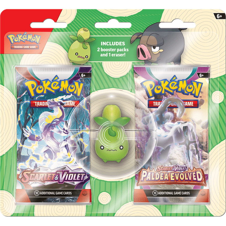 Blister 2 Sobres Smoliv o Lechonk Pokemillon 003