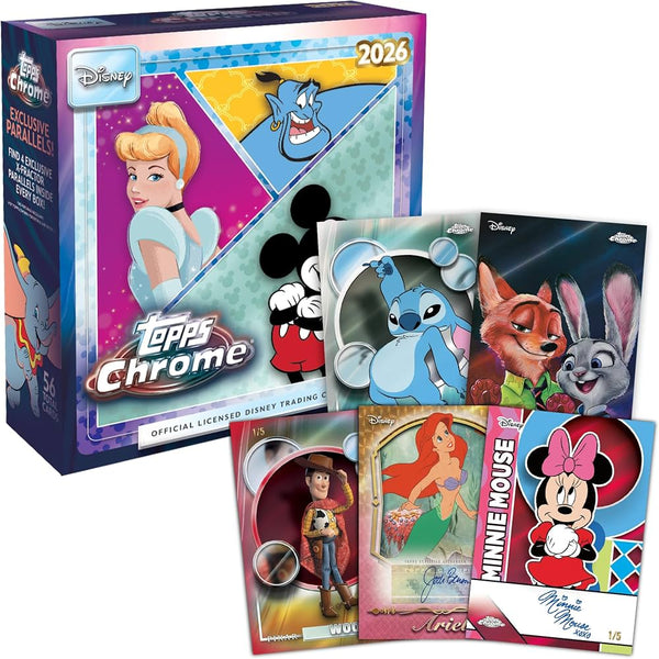 Topps | Mega Box Topps Chrome® Disney (54 Cartas)