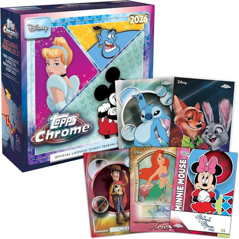Topps | Mega Box Topps Chrome® Disney (54 Cartas) Pokemillon 002