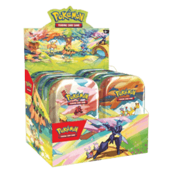 [Precompra] Pokémon | Caja 10 Mini Lata Vibrant Paldea Inglés Summer 2024