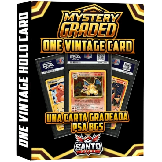 Carte classée mystère | Une carte graduée - PSA, BGS, CGC - Une carte vintage