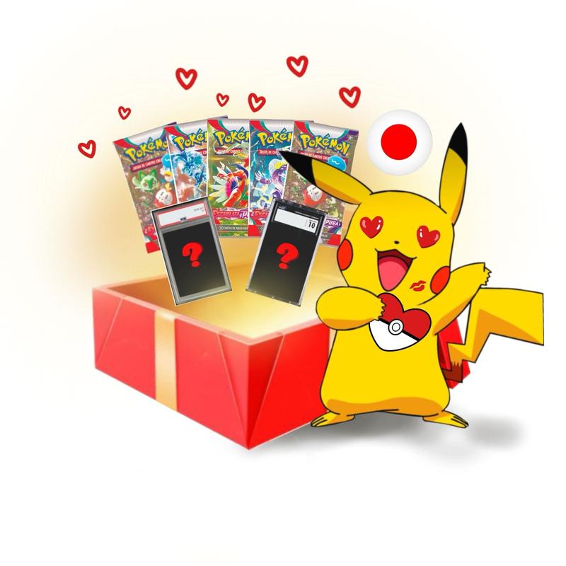 Caja Regalo Carta CGC 10 + 5 Sobres Pokémon TCG Pokemillon 014