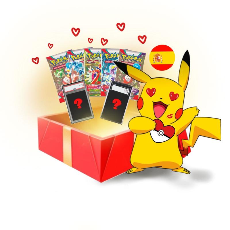 Caja Regalo Carta CGC 10 + 5 Sobres Pokémon TCG Pokemillon 015