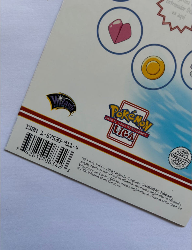 Álbum de las Medallas Pokémon 1999 Pokemillon 009