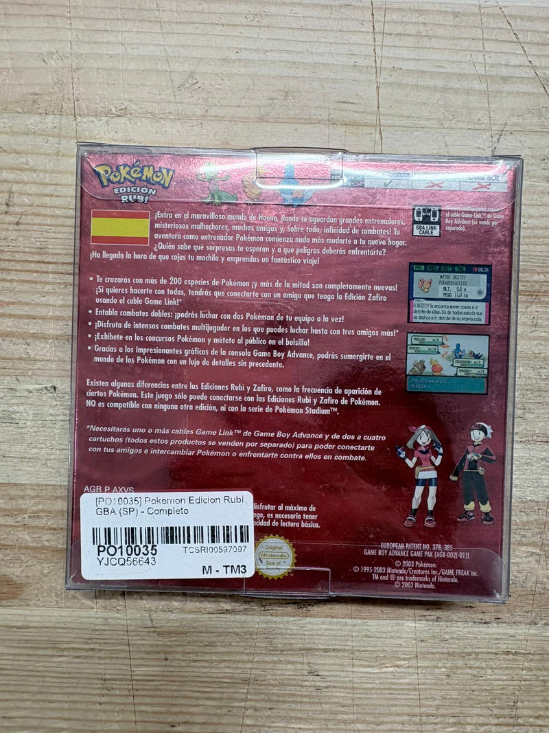 Game Boy Advance | Pokémon Edición Rubí PAL España Pokemillon 003